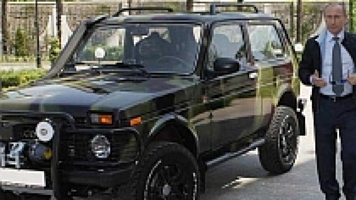 putin nu ascunde ca are masina ruseasca dar cu motor german