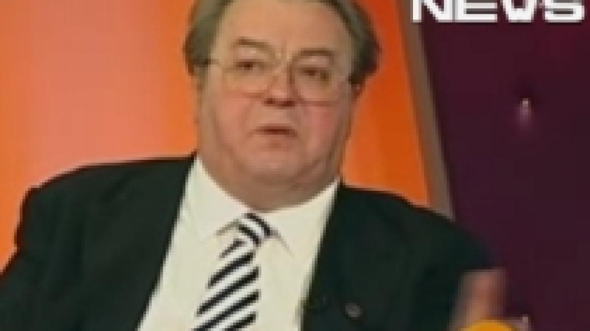 corneliu vadim tudor despre flacara de aragaz si aliodor fasole video