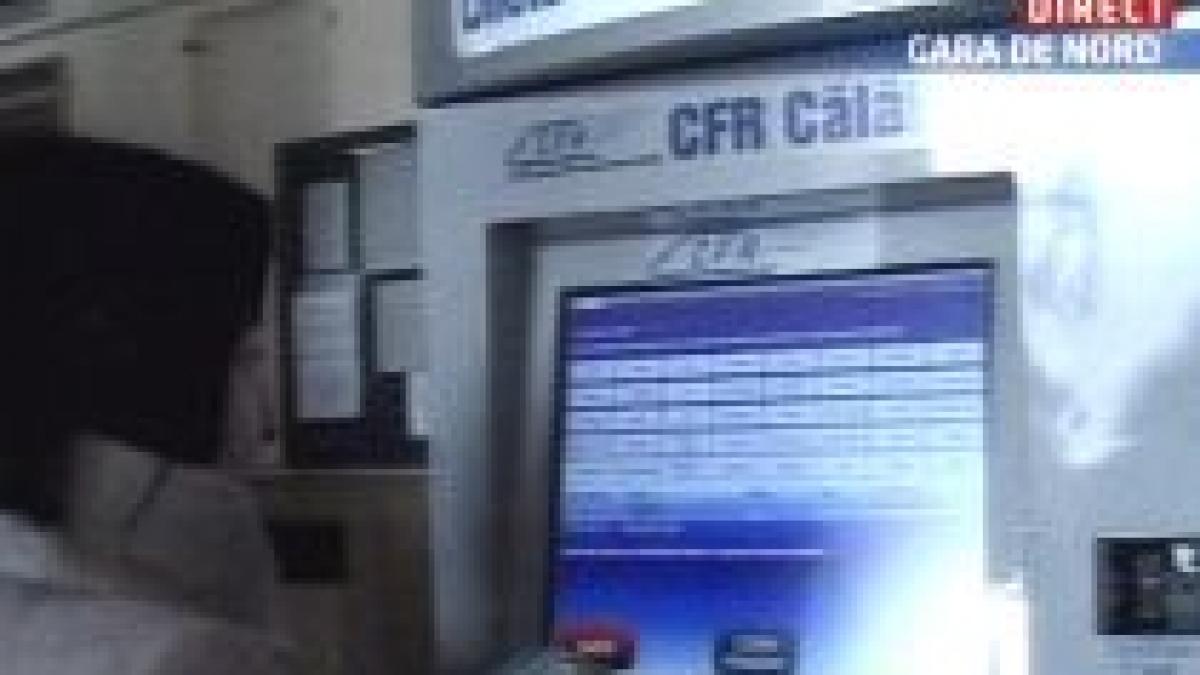 automat pentru achizitionarea biletelor de calatorie in gara de nord video