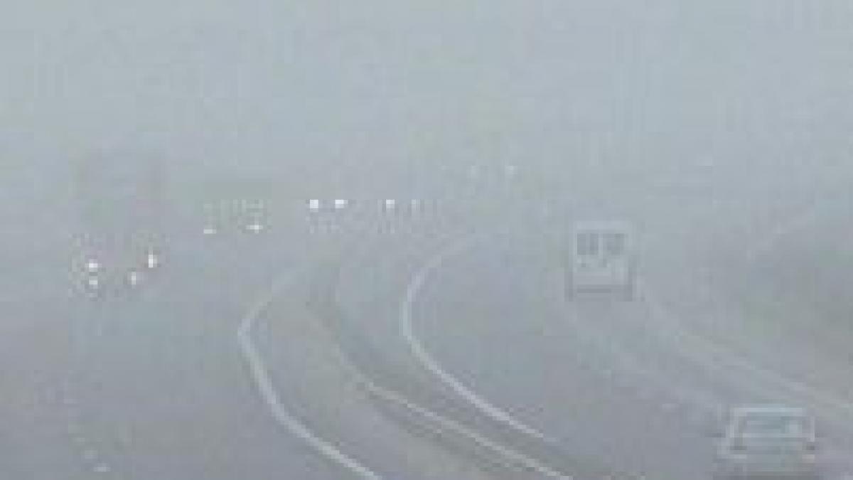 trafic rutier ingreunat pe autostrada soarelui din cauta cetii