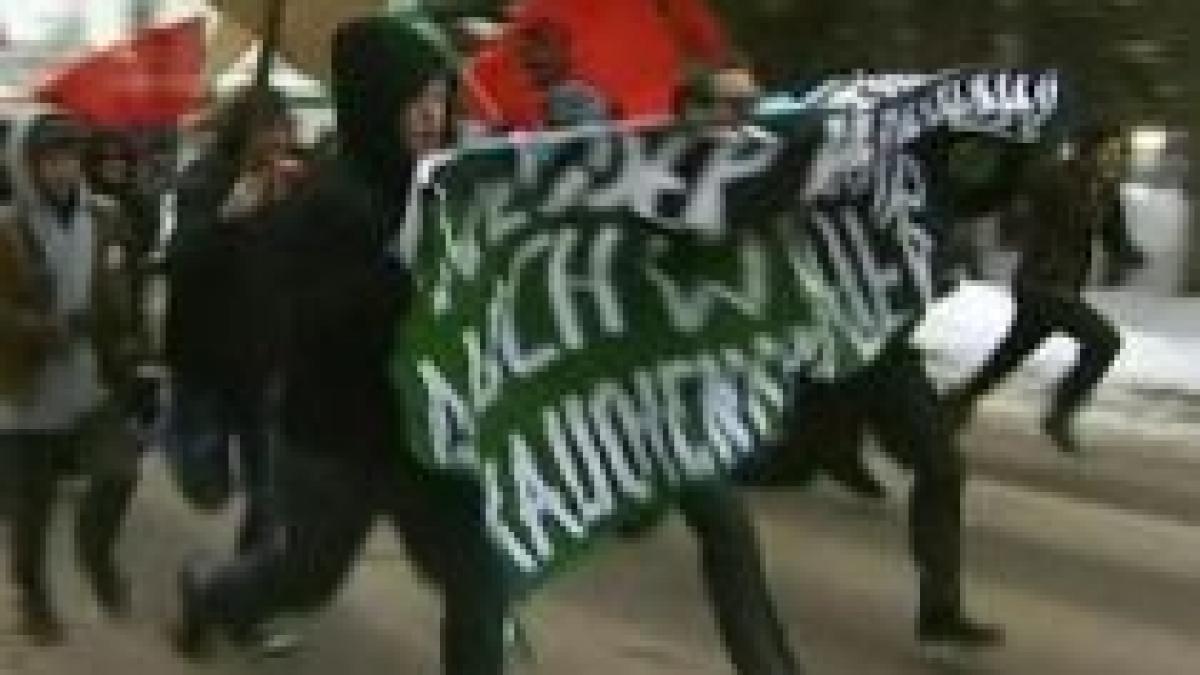 demonstratii anti capitaliste la forumul economic de la davos