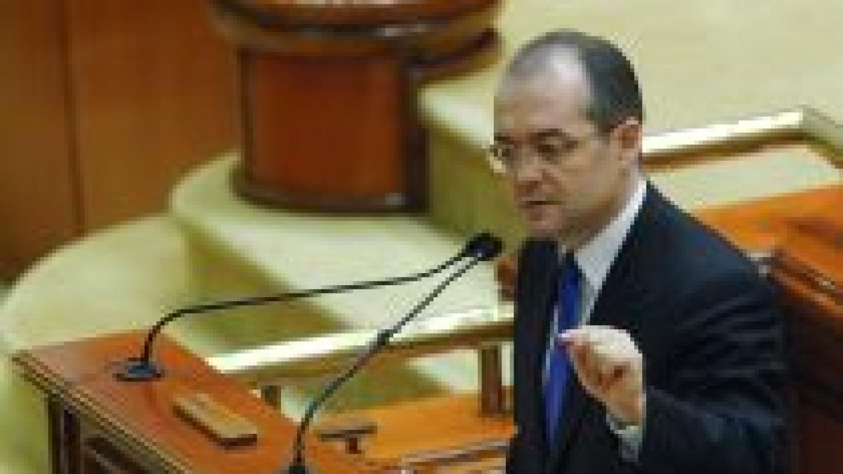 boc vrea sa vina in parlament cu prioritatile legislative conducerea camerei l a amanat pentru marti