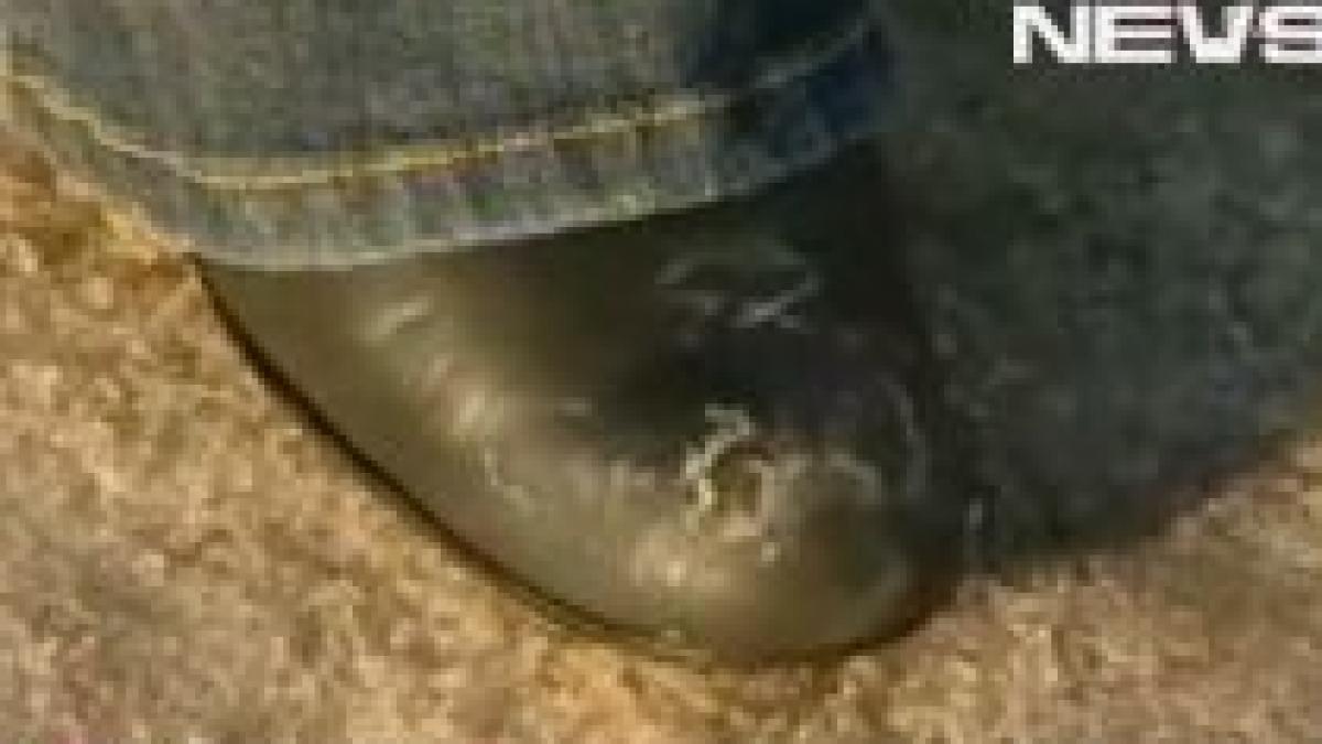 cum arata pantofii dupa o zi de umblat prin zapezile capitalei video