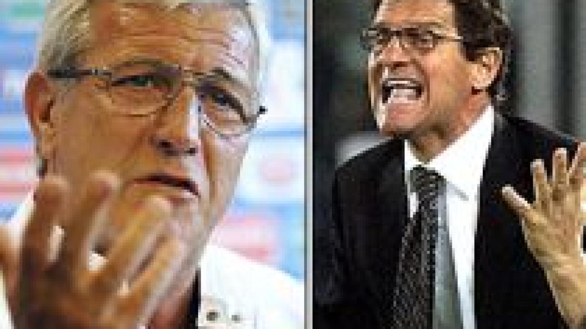 marcello lippi curios cum ar reactiona fabio capello la o finala anglia italia