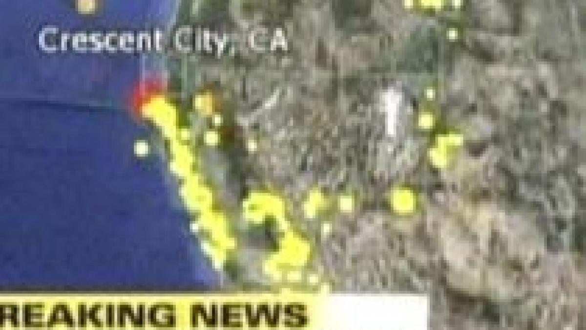 un cutremur cu magnitudinea de 6 s a produs in largul coastelor californiei