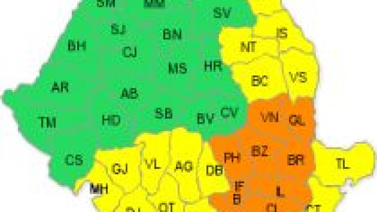 codul portocaliu de ninsori si viscol prelungit vezi zonele vizate si prognoza meteo pentru trei
