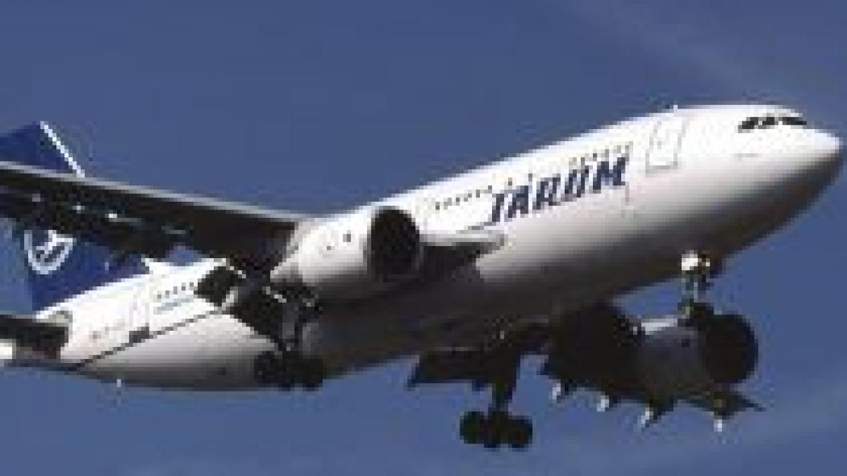 un avion tarom a aterizat de urgenta la timisoara