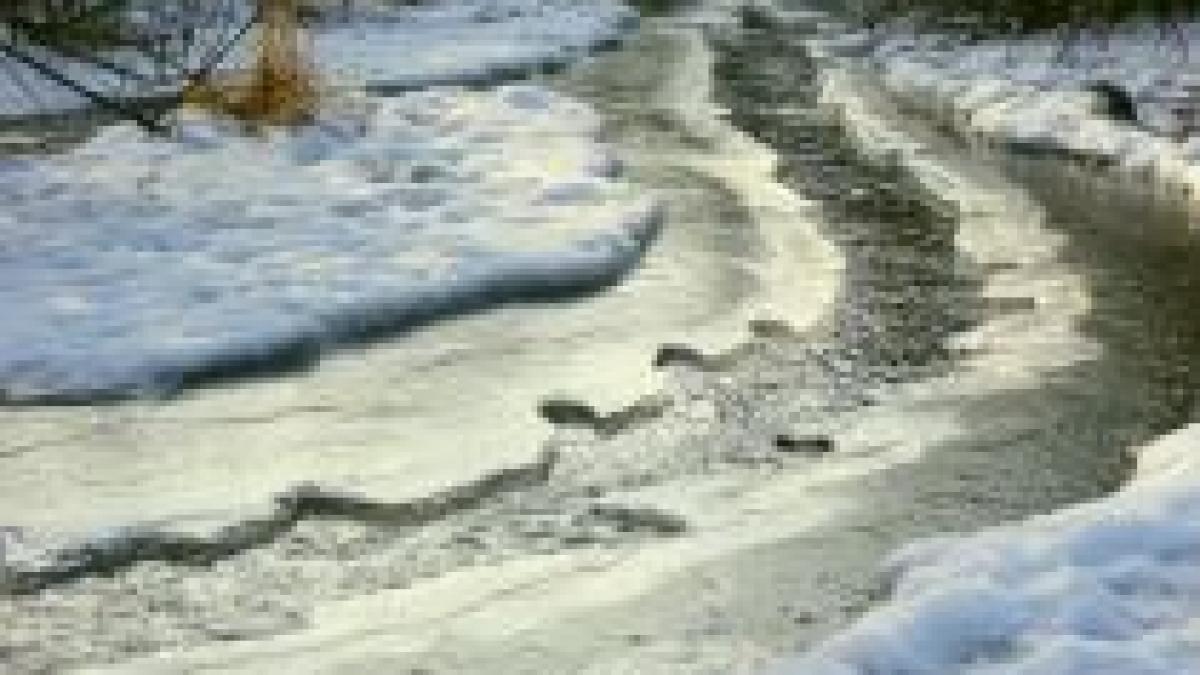 detonari de sloiuri de gheata la telega in judetul prahova