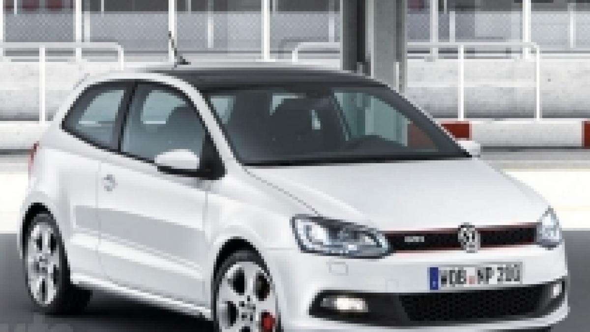 volkswagen polo gti imagini oficiale cu racheta de buzunar inaintea debutului de la geneva foto
