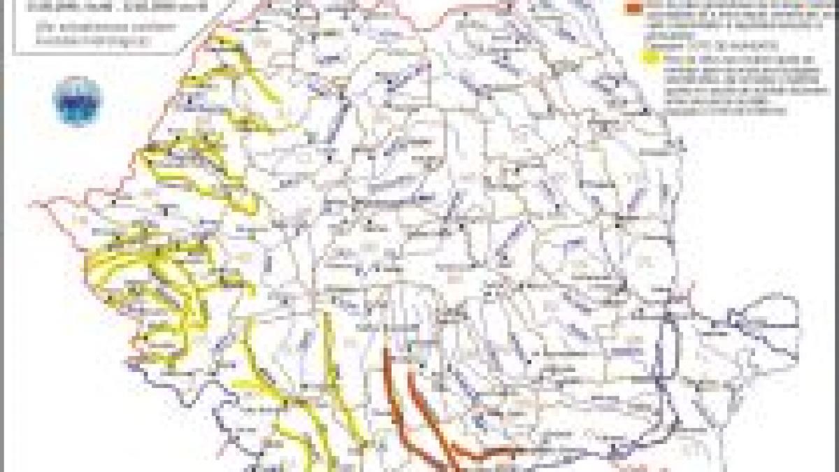 codul portocaliu de inundatii prelungit pe raurile din patru judete vezi prognoza meteo