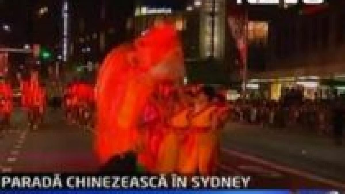 noul an chinezesc sarbatorit cu o parada pe cinste in sydney video