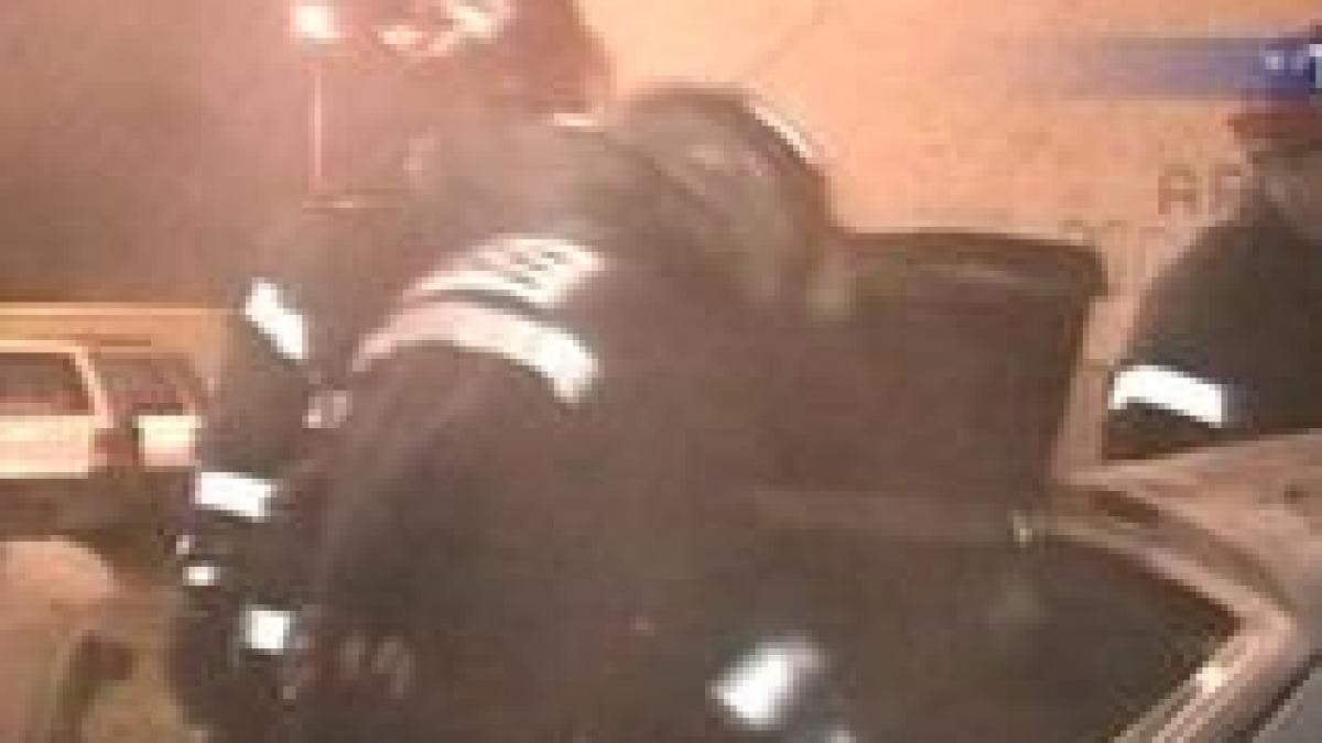 masini incendiate la targu mures sapte autovehicule avariate video