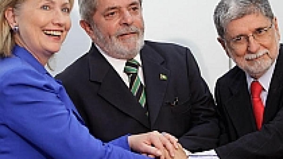 clinton nu a convins brazilia sa sustina sanctiunile contra iranului