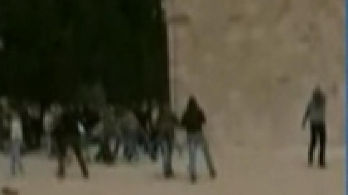 ciocniri violente intre israelieni si palestinieni in ierusalim video