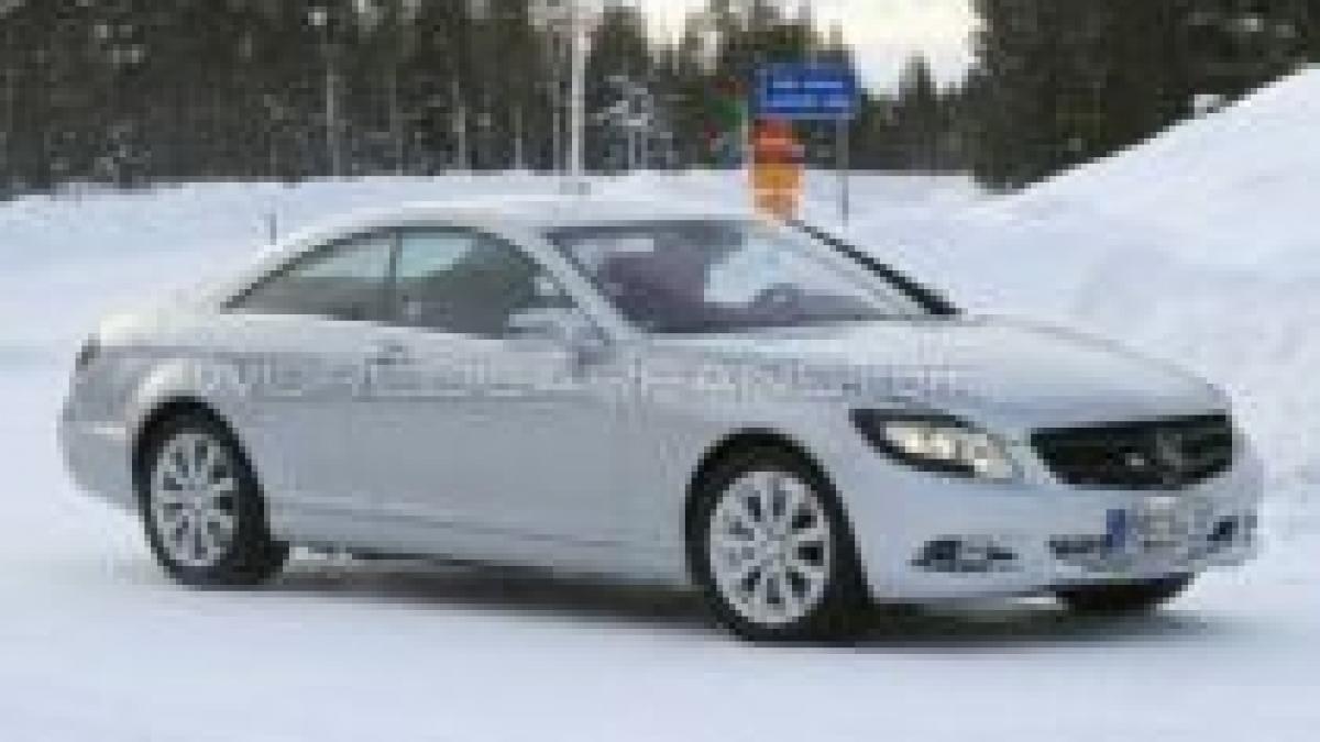 mercedes s class coupe in fotografii spion fara prea mult camuflaj foto