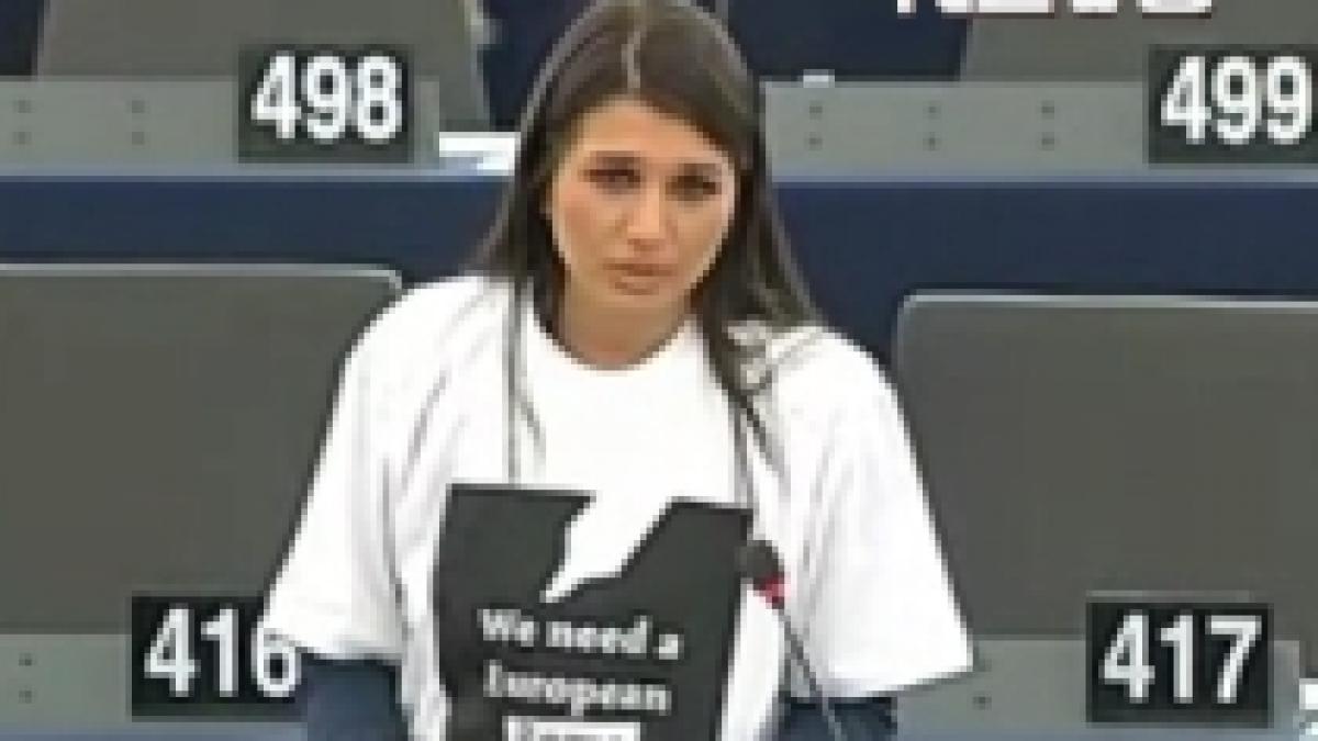 elena basescu a vorbit despre romi si scutul antiracheta in parlamentul european video