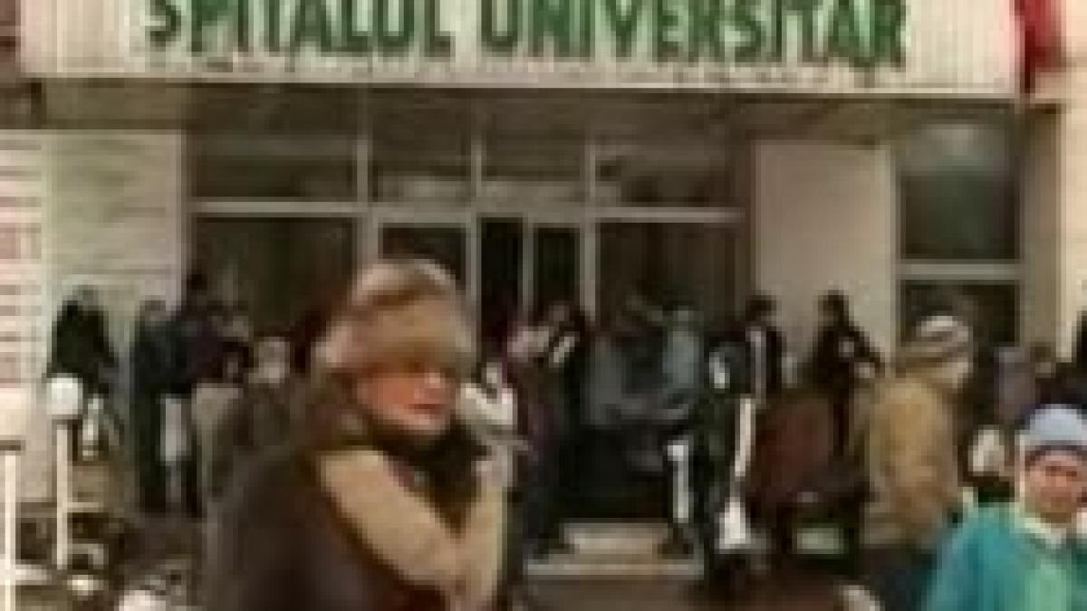 alarma falsa cu bomba la spitalul universitar din bucuresti video