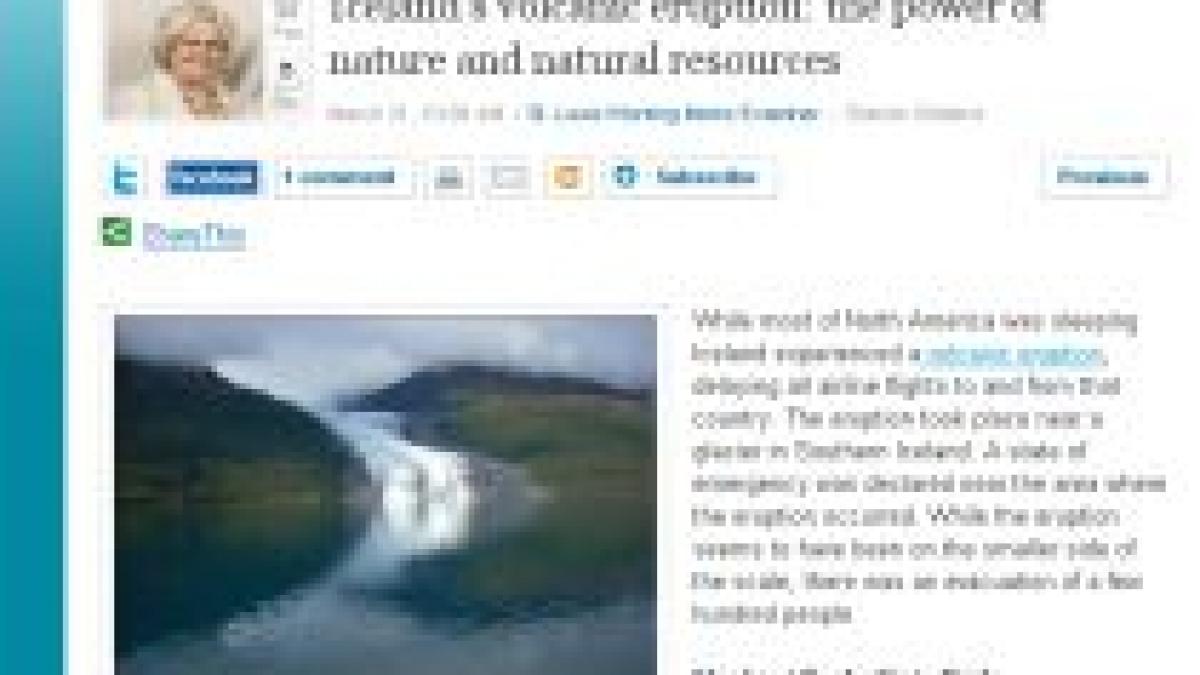 500 de oameni evacuati din islanda dupa eruptia unui vulcan