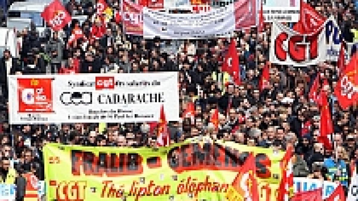 franta intra in greva ca protest la politicile economice ale guvernului