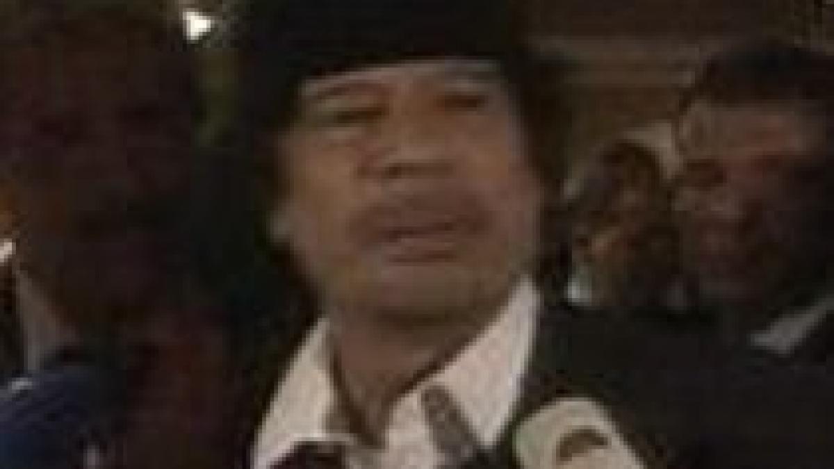 Kadhafi găzduieşte un summit arab pentru "salvarea" Ierusalimului
