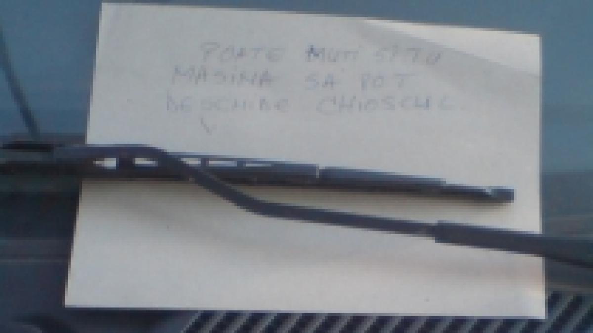 bucuresti a parcat atat de bine masina incat a blocat intrarea intr un magazin foto