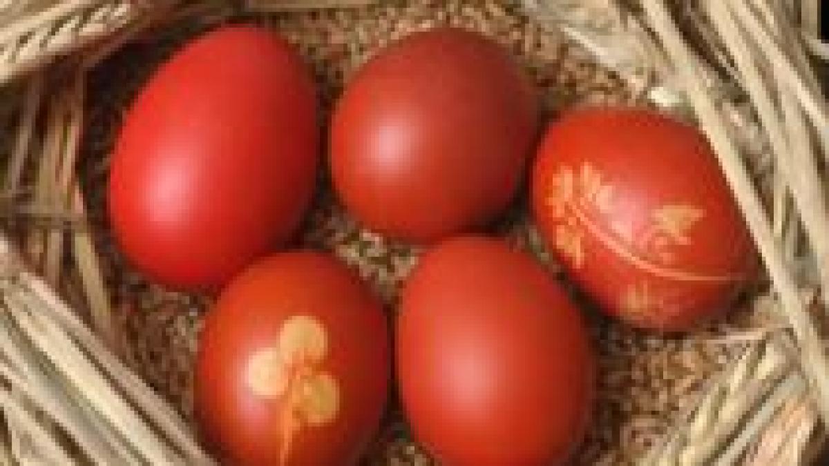 traditii in joia mare ouale sunt sfiintite si apoi vopsite