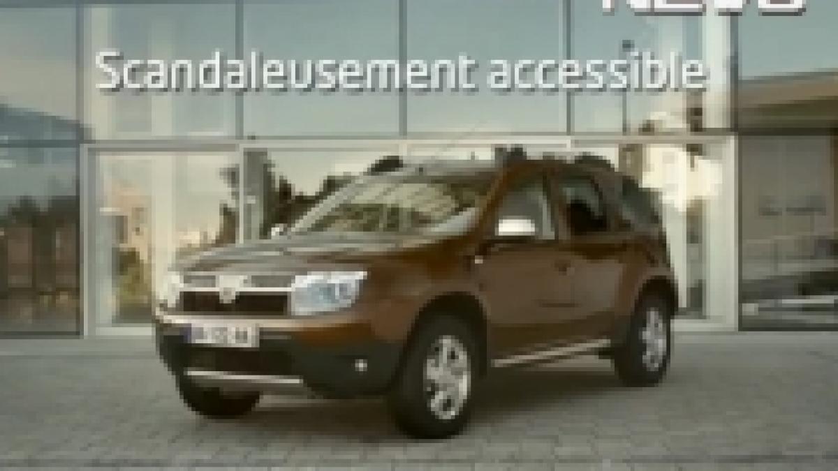 dacia duster primele reclame ale suv ului romanesc apar in franta si germania video