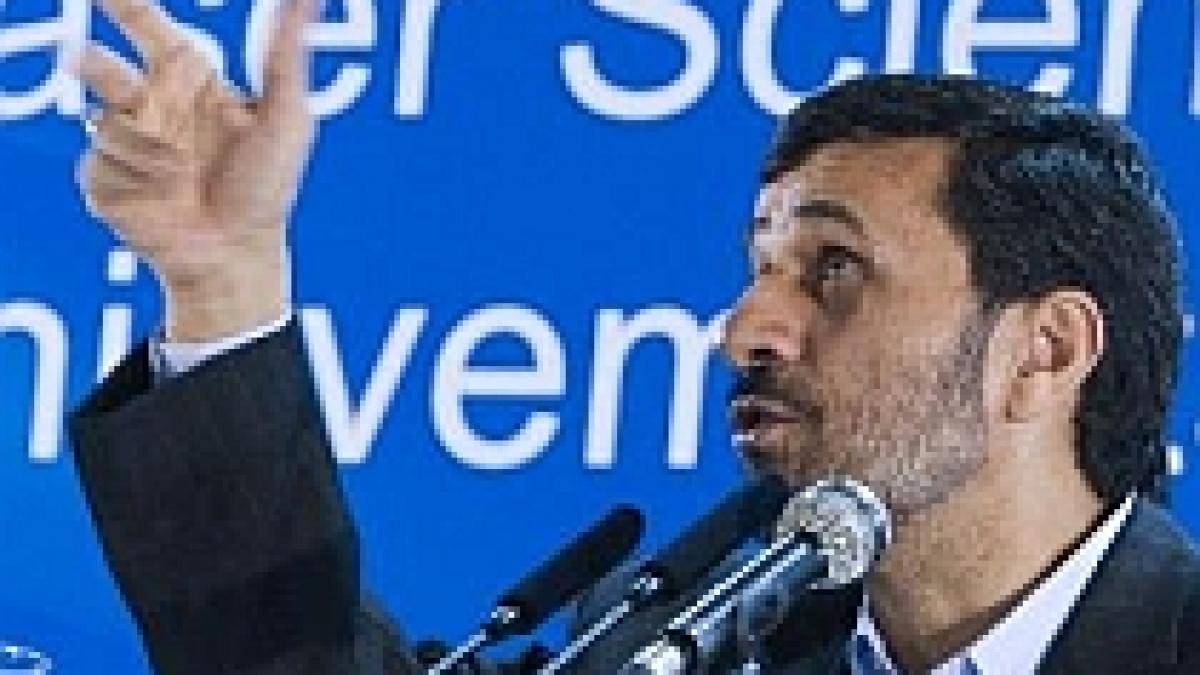ahmadinejad catre obama politicieni mai mari mai duri mai experimentati nu au putut face nimic