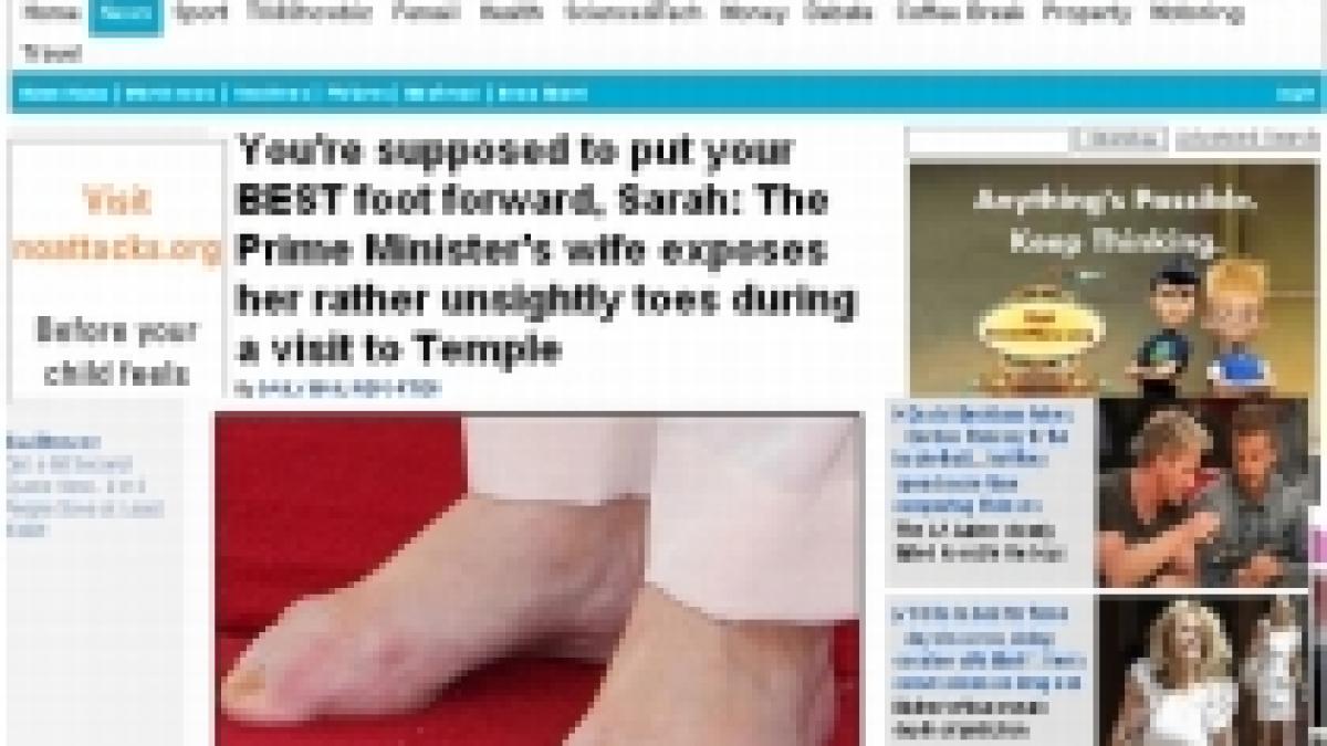 atentie la pedichiura sotia premierului britanic ii oripileaza pe fotografi foto