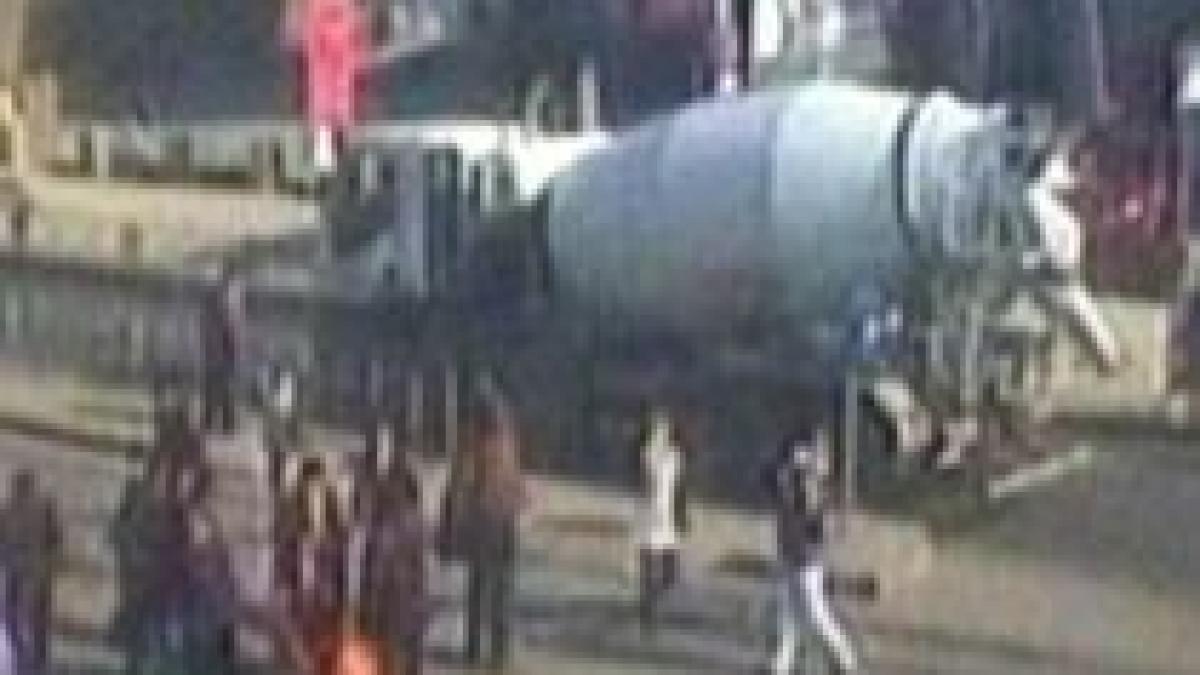 accident socant la iasi o femeie a murit dupa ce a fost calcata de o betoniera pe trecere video