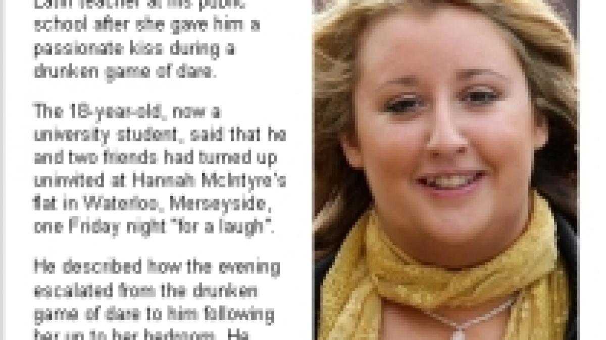 profesoara britanica in varsta de 25 de ani acuzata ca ar fi facut sex cu un elev adolescent