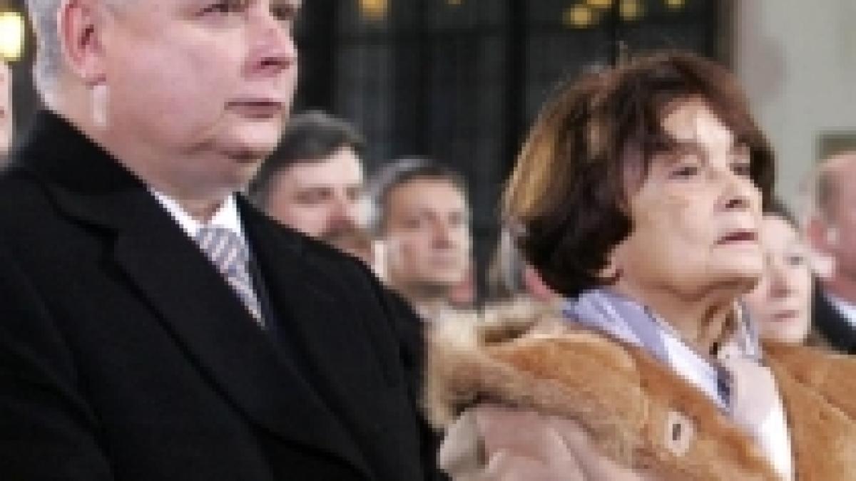 mama presedintelui polonez inca nu stie ca fiul ei a murit si nu va urmari inmormantarea acestuia