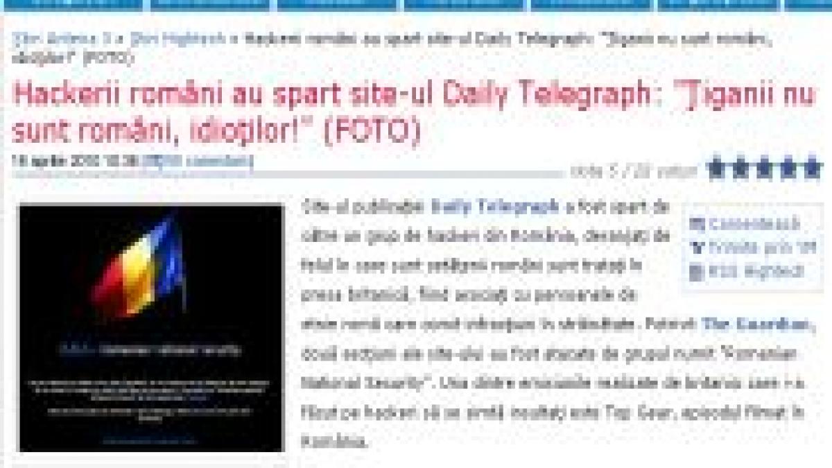 mesajul hackerilor romani apreciat de conationali felicitari sunteti mai patrioti decat politicienii