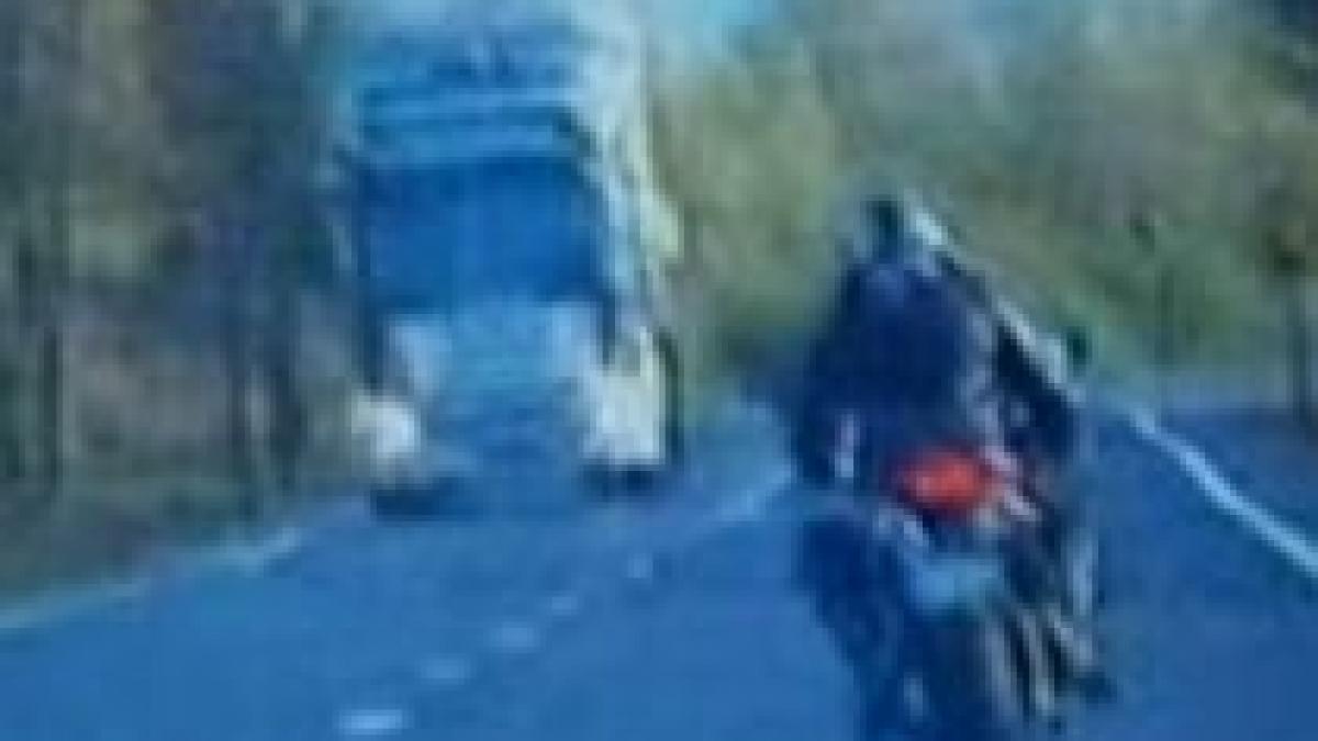 motociclist aradean surprins de radar cu 232 km h video