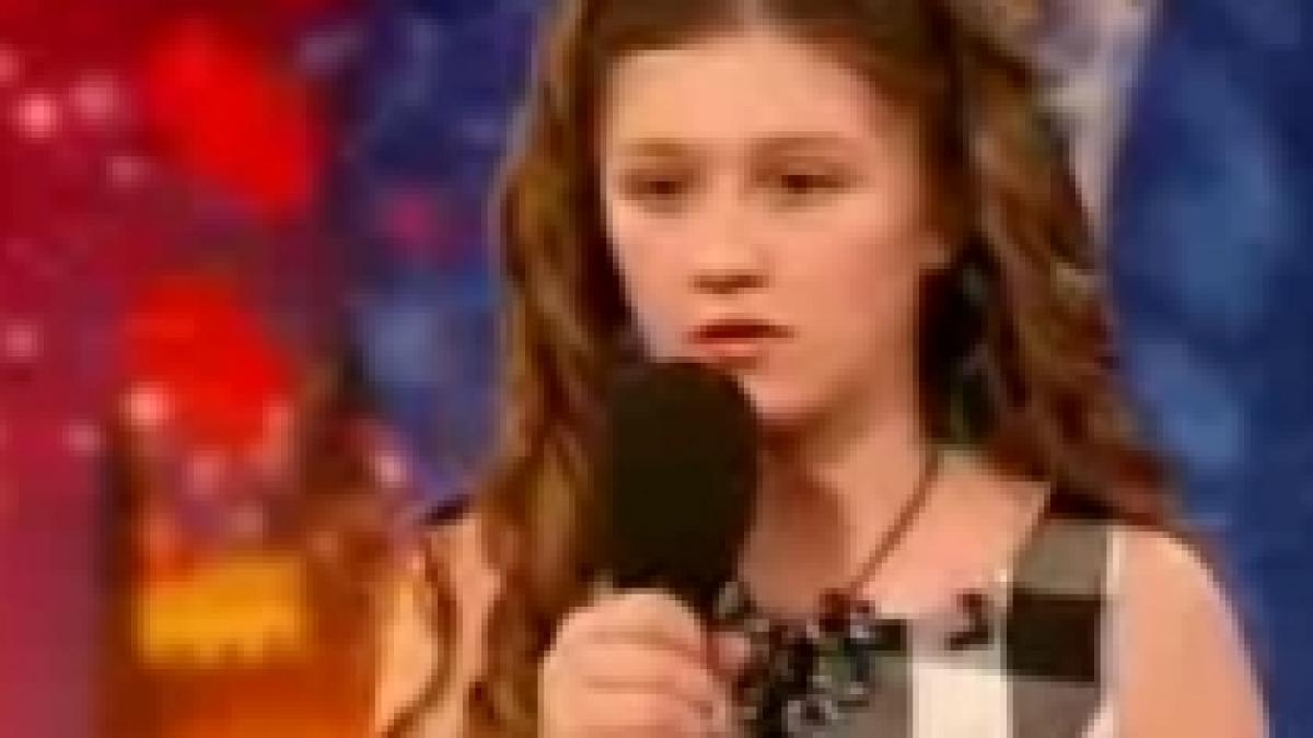 cantareata exceptionala la numai 10 ani video