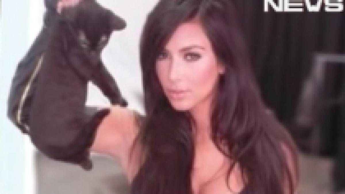 kim kardashian acuzata ca a chinuit o pisica video