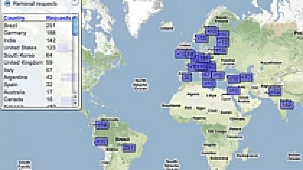 Google publică cererile de cenzură ale guvernelor
