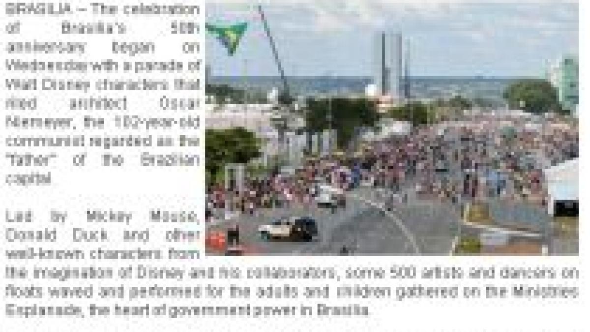 brasilia singura capitala construita integral in secolul xx aniverseaza 50 de ani