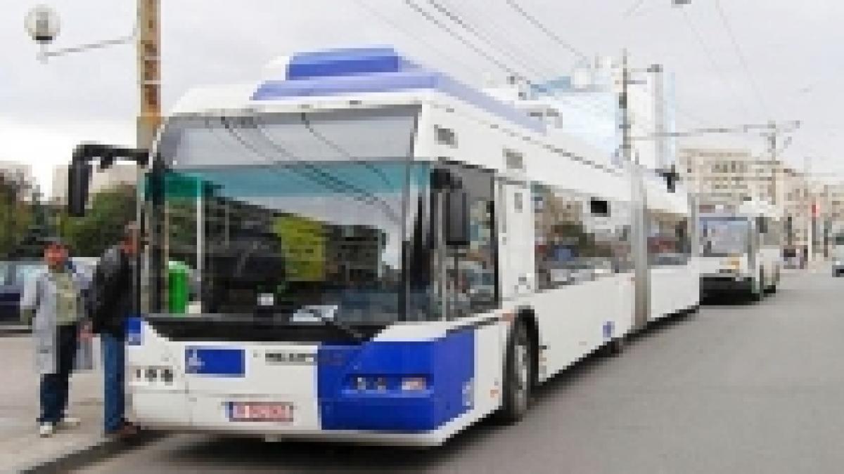 in ploiesti circula troleibuze refuzate de elvetieni pentru ca au luat foc