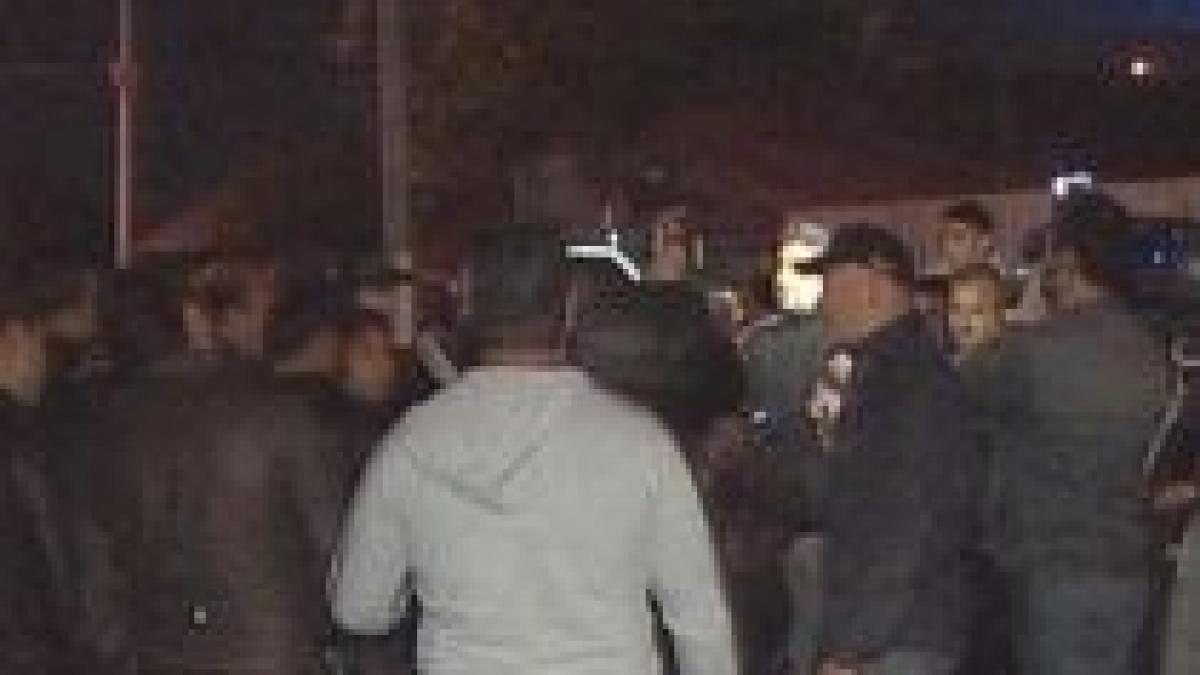 scandal cu focuri de arma intre doua grupari din capitala video