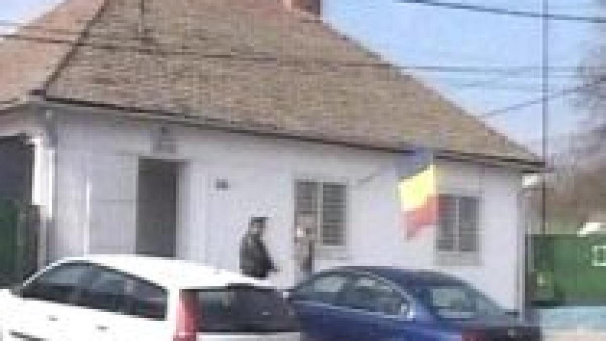 sibiu post de politie calcat de hoti video