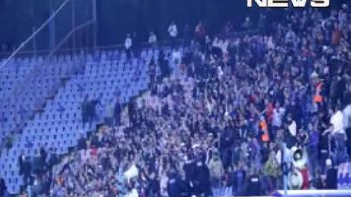 fanii stelei acuza agentii firmei de paza pentru incidentele de la meciul cu timisoara video