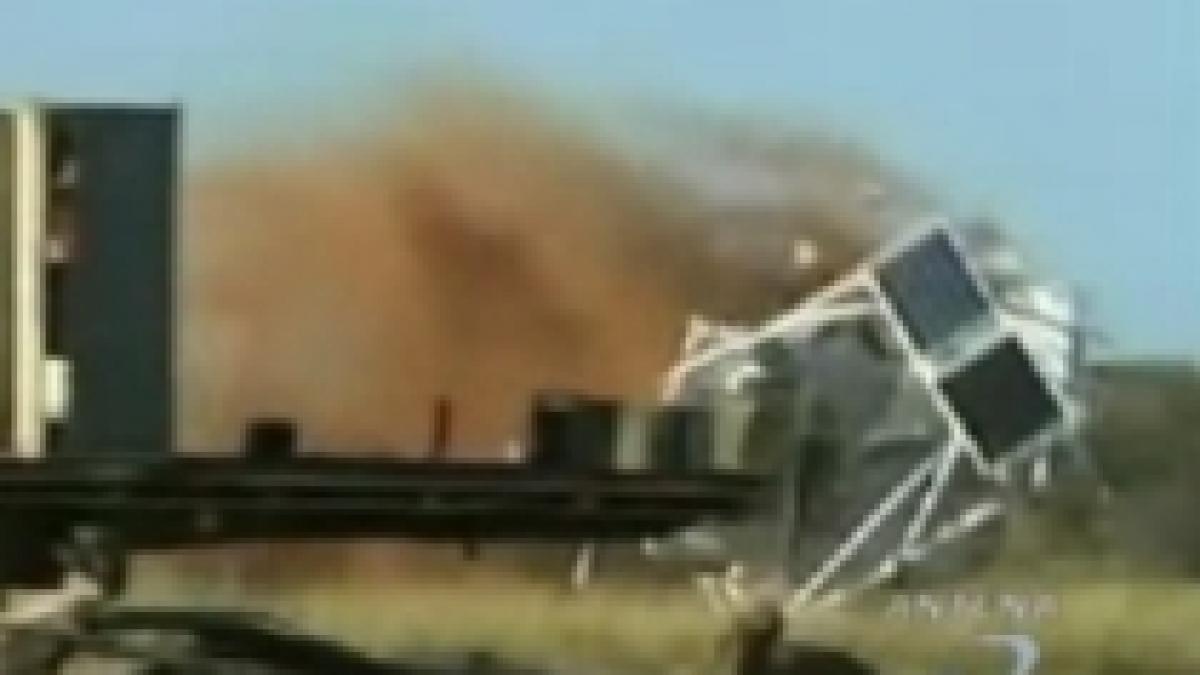 un balon de cerecetare al nasa s a prabusit imediat dupa lansare video