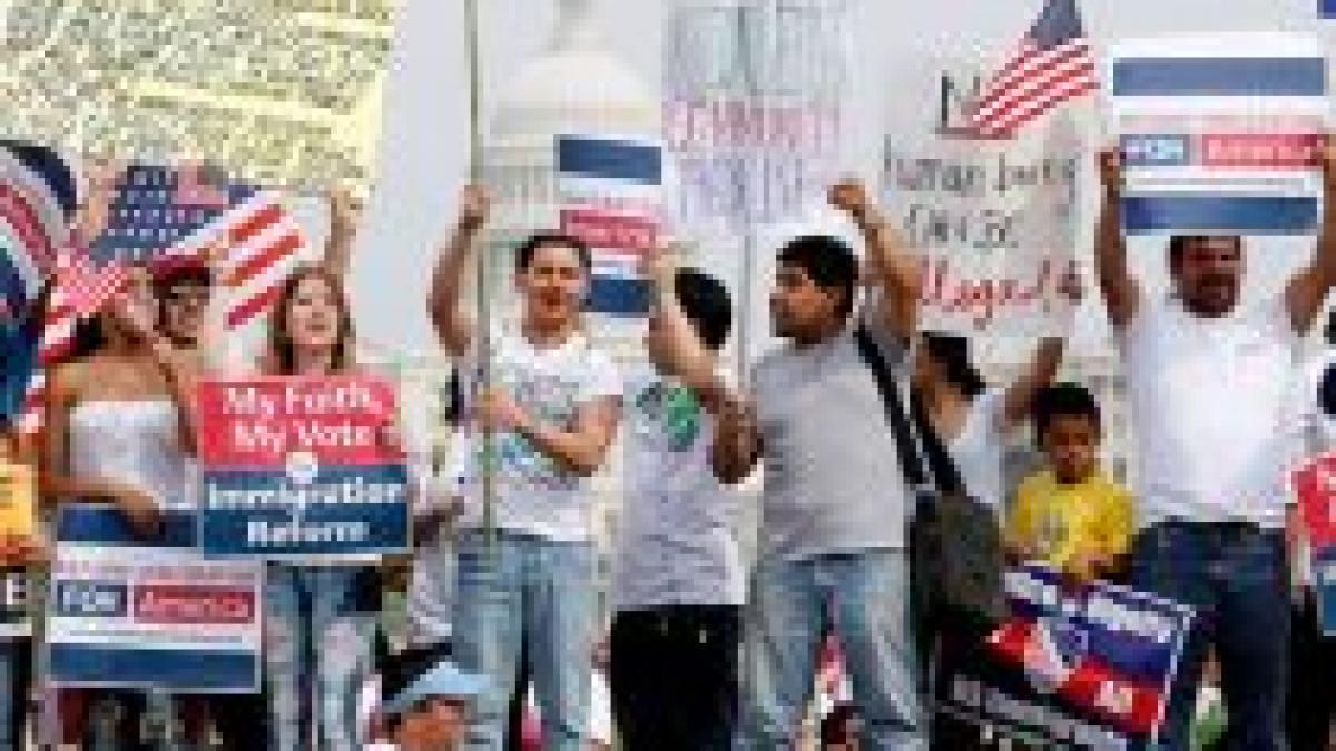 proteste la washington si los angeles in sprijinul imigrantilor ilegali din statele unite