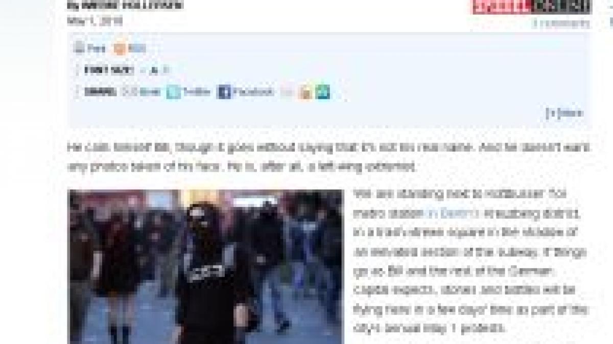 ancheta la berlin dupa ce un politist a fost filmat lovind un protestatar cazut la pamant