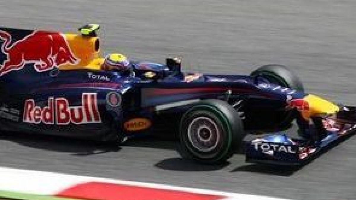 webber pleaca din pole position la barcelona urmat de coechipierul sau de la red bull