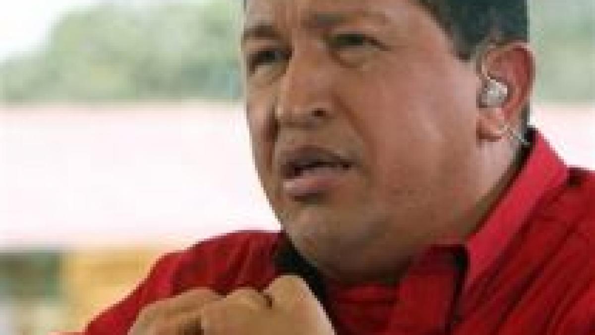 chavez ameninta burghezia pentru problemele economice