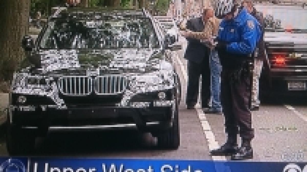 un bmw camuflat pentru teste a creat panica in new york foto
