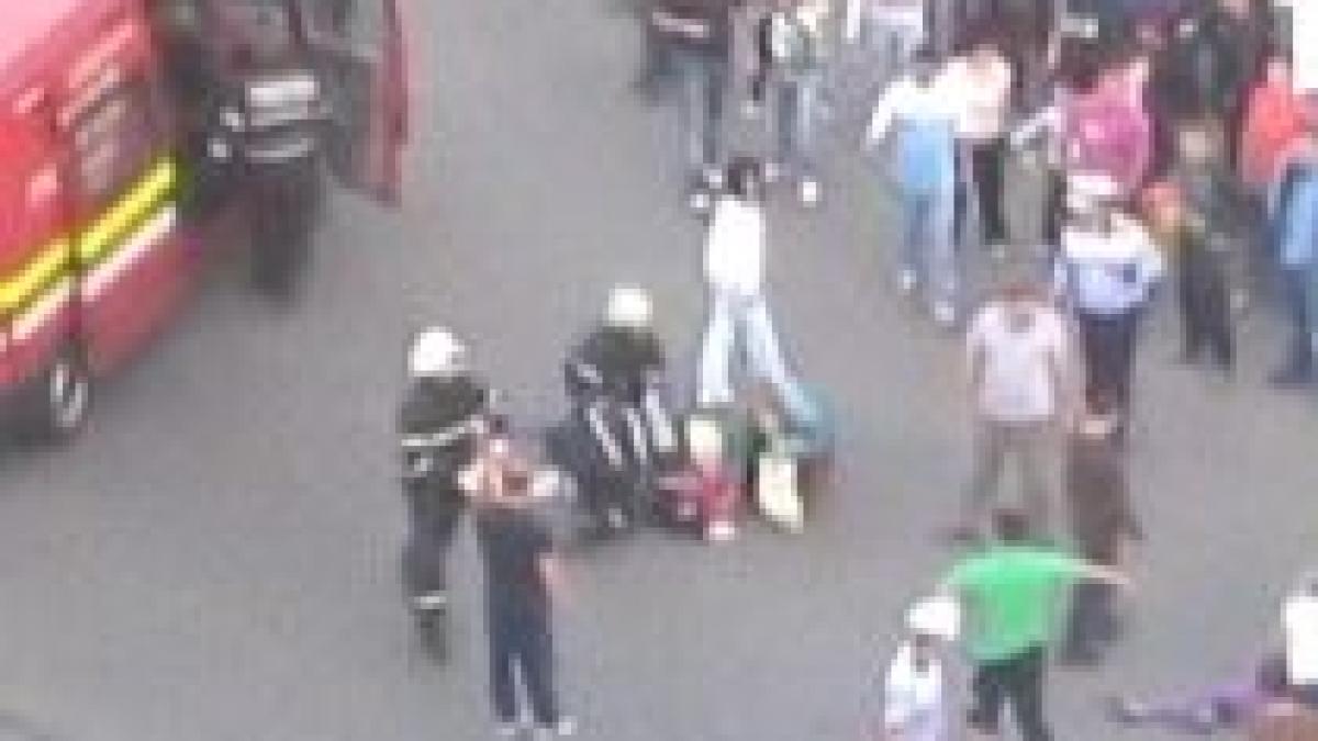 cluj napoca doua fetite in stare grava dupa ce au fost lovite pe trecerea de pietoni video