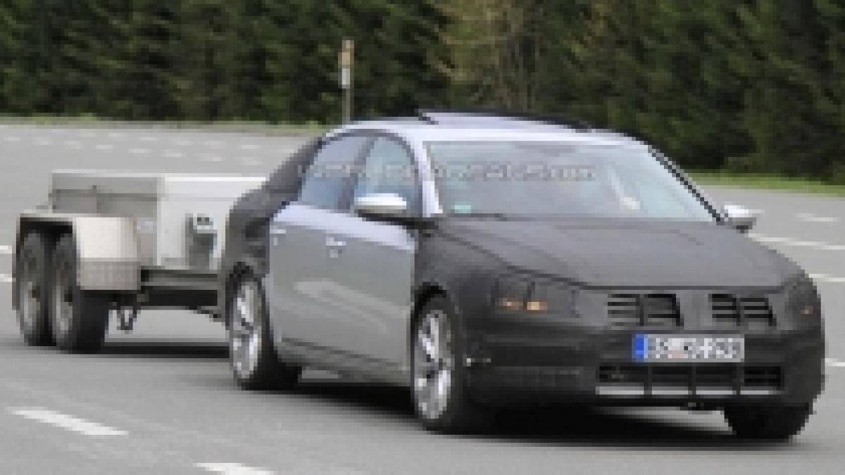 volkswagen passat 2012 apare in primele imagini spion foto
